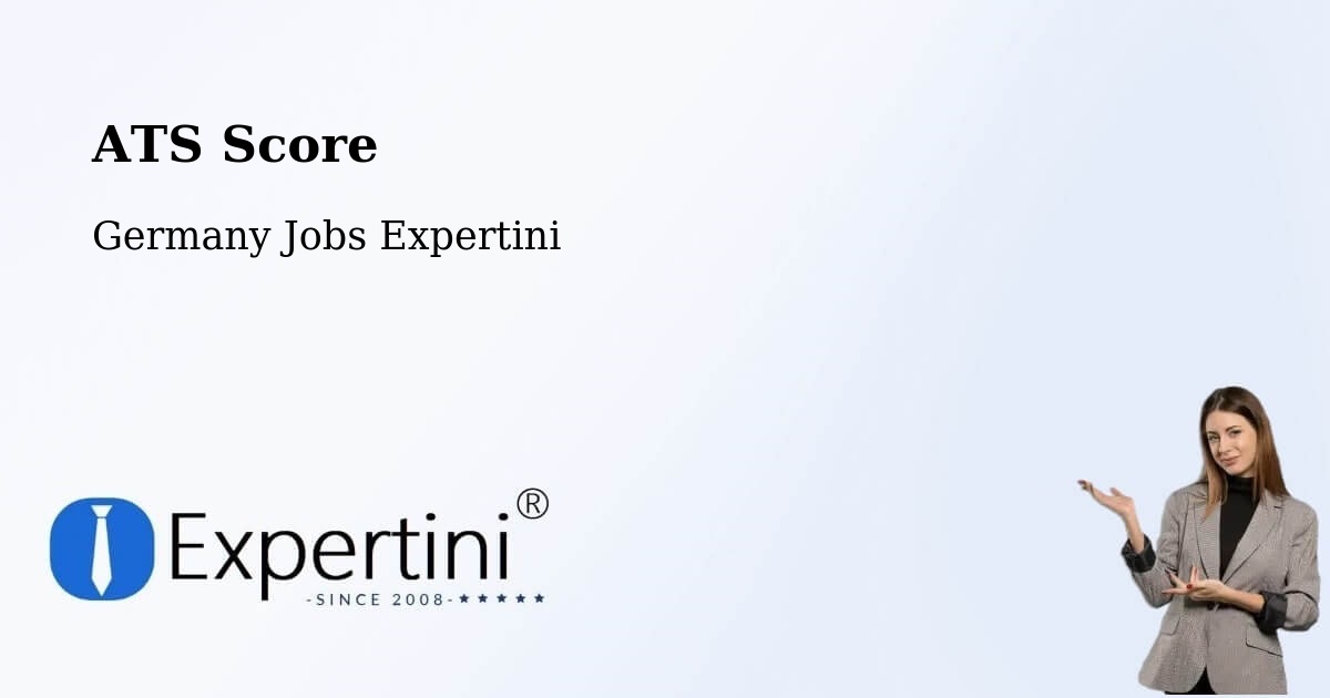 Resume ATS Score & Job Description Match Tool – Traunstein - Germany Jobs Expertini