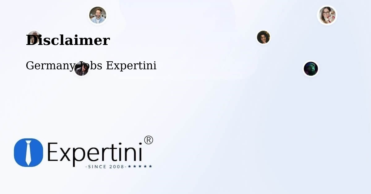 Disclaimer – Traunstein - Germany Jobs Expertini